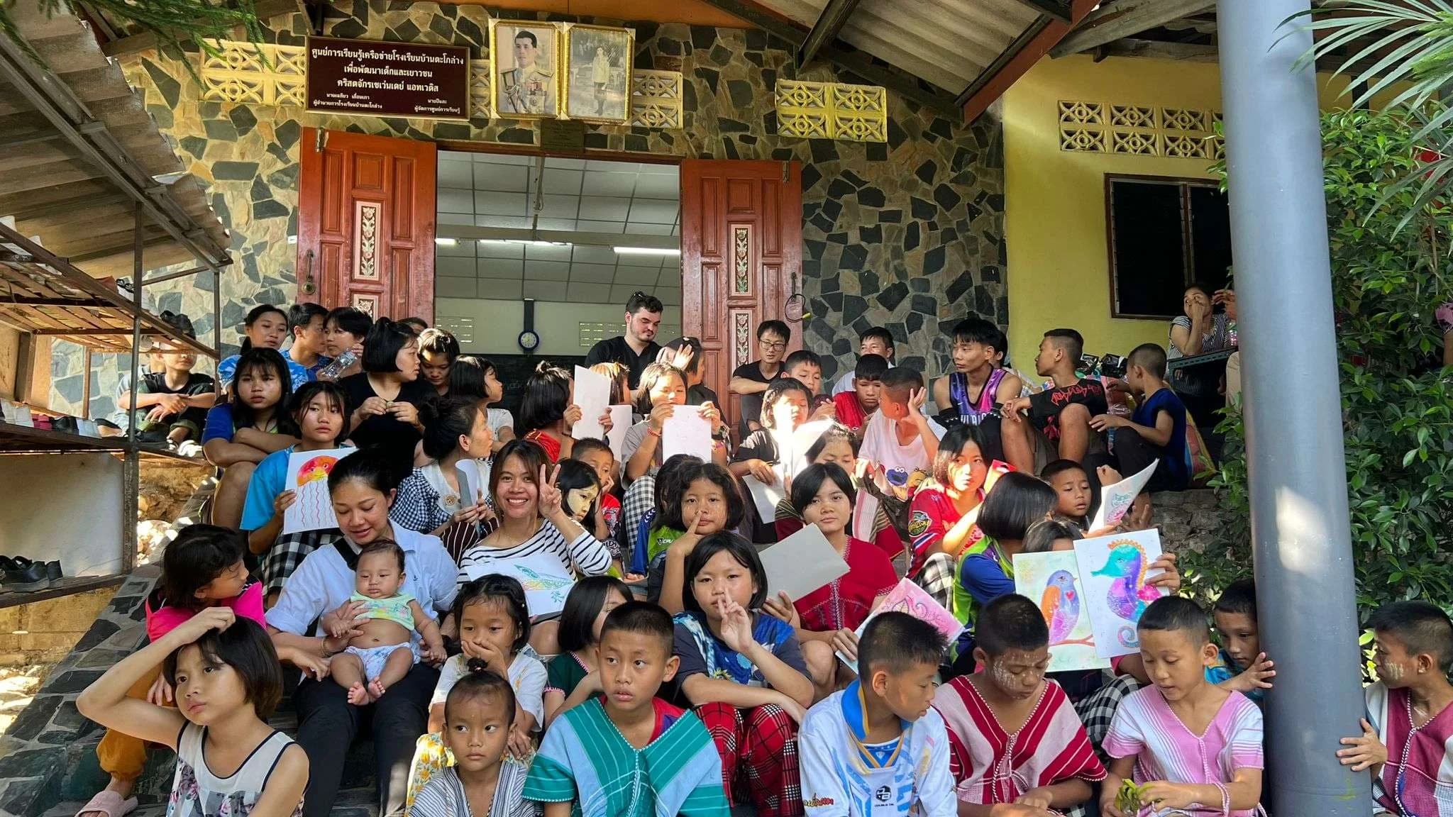 Children at the orphanage