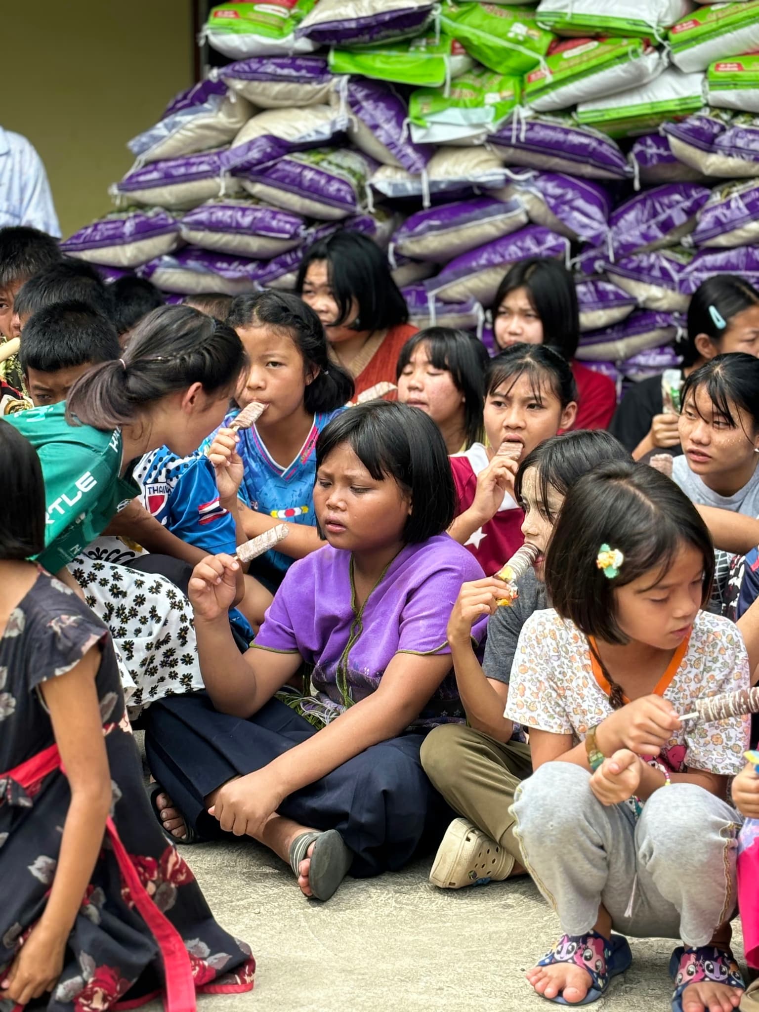 A moment of joy during delivery day
