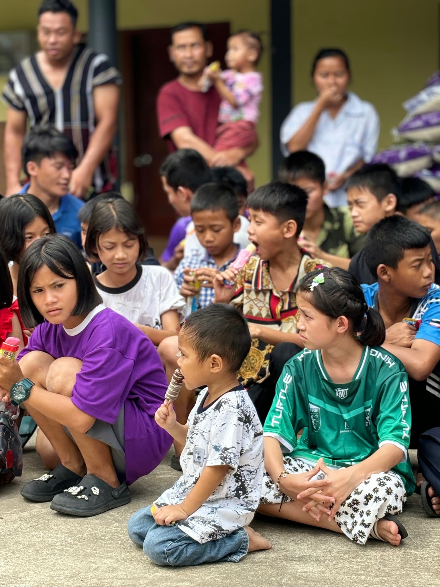 Sharing happiness together